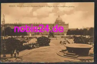 Berlin Schloss Lustgarten Denkmal o 25.4.1908