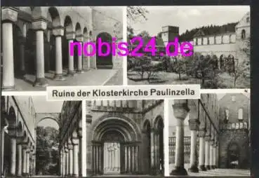07422 Paulinzella Klosterkirche Gewölbe o 28.7.1978