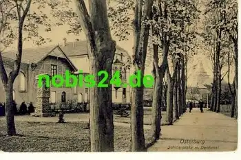 39606 Osterburg Schillerplatz Denkmal o 28.8.1926