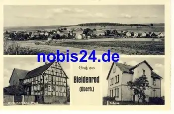 35315 Bleidenrod Gasthaus Schule *ca.1935