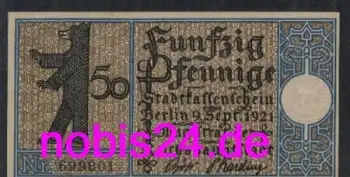 Steglitz Berlin Notgeld Bezirk12 50 Pfennige um 1920