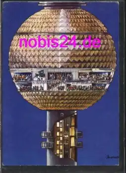 Berlin Fernsehturm Kugel  o 19.3.1972