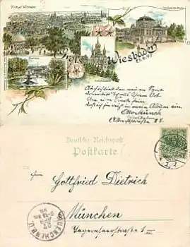 Wiesbaden Litho o 27.4.1898