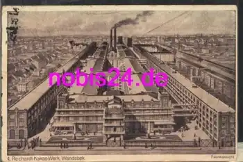 Wandsbek Hamburg Reichardt Kakao Werk o 4.5.1916