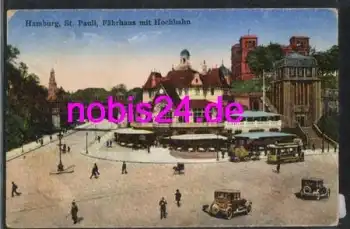 St. Pauli Hamburg Fährhaus Hochbahn o 1935