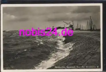 25764 Norddeich Sturmflut Windstärke 10 o 24.9.1937