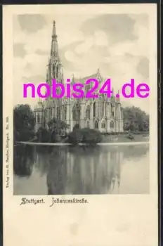 Rosental Stuttgart Johanneskirche *ca.1910