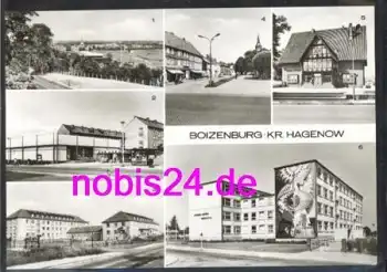 19258 Boizenburg Kaufhalle Neubau Schule o 20.8.1981