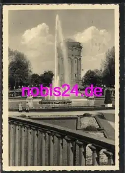 Mannheim Turm Brunnen o 2.7.1956