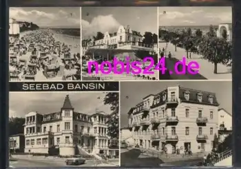 17429 Bansin Erholungsheime Strand o 15.7.1976