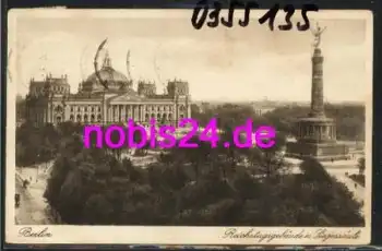 Berlin Reichstag und Siegessäule o 11.8.1931