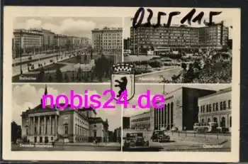 Berlin Ost-Bahnhof Stalinallee o 24.4.1957