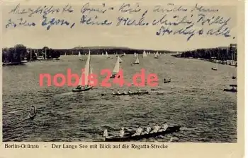 Grünau Berlin Lange See Regatta o 1957