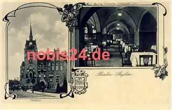 Steglitz Berlin Rathaus und Innenansicht o 2.12.1928