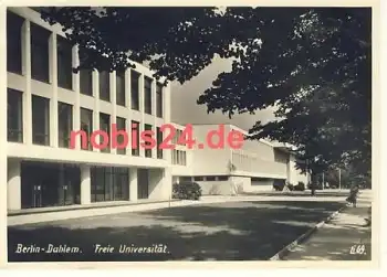 Dahlem Berlin Freie Universität o 10.7.1957