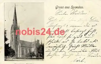 Spandau Berlin Garnisonkirche o 27.8.1900