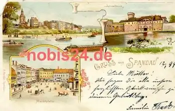 Spandau Berlin Litho o 12.1.1899