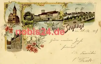 Spandau Berlin Litho o 1897