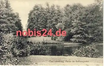 Charlottenburg Berlin Schlossgarten o 1907