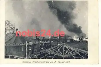 Johannstadt Dresden Vogelwiesenbrand 1909