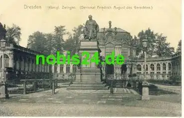 Dresden Denkmal August des Gerechten *ca.1910