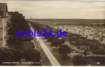 17429 Bansin Promenade am Strand *ca.1930