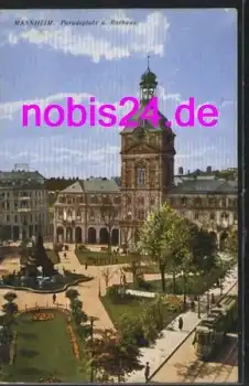 Mannheim Paradeplatz Rathaus o 6.4.1930