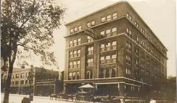 Flint Michigan Hotel Dresden Echtfoto-Ak o 25.7.1910