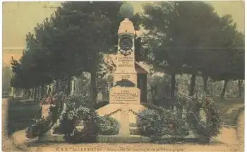 Le Havre Monument des naufrages des la "Bourgogne" gebr. ca. 1914