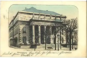 Strassburg Elsaß Theater  o 9.9.1905
