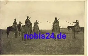 Deutsche Kavallerie 1.Weltkrieg Soldaten zu Pferde *ca.1915