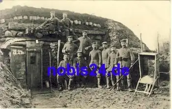 Deutsche Soldaten 1.Weltkrieg Uniform Gruppenfoto *ca.1914