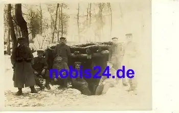 Deutsche Soldaten 1.Weltkrieg im Winter *ca.1917