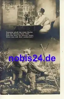 Deutsche Soldaten 1.Weltkrieg o 1916