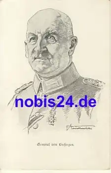 General von Linsingen  1.Weltkrieg *ca.1915