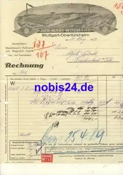 Stuttgart Ölfabrik Briefkopf 1929