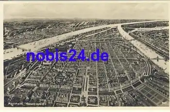 Mannheim Luftbild *ca.1940
