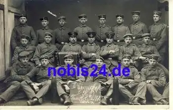 Deutsche Soldaten 1.Weltkrieg Uniform Gruppenfoto o 1915