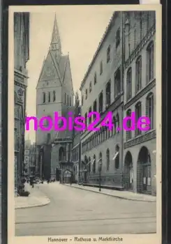 Hannover Rathaus Marktkirche *ca.1920