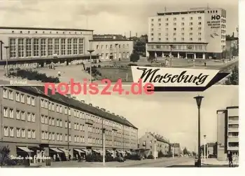 06217 Merseburg Strasse des Friedens Bahnhof o 1968