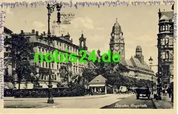 Dresden Ringstrasse Rathausturm o 20.2.1960