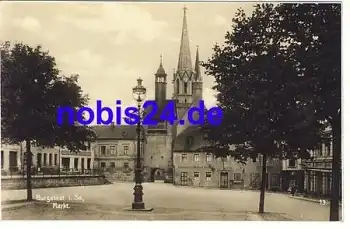 09217 Burgstädt Markt Kirche  *ca.1930