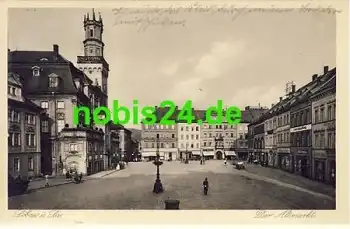 02708 Löbau Altmarkt Rathaus o 28.4.1930