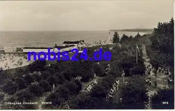 17454 Zinnowitz Anlagen am Strand *ca.1930