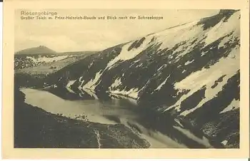 Prinz-Heirich-Baude Riesengebirge großer Teich * ca. 1920