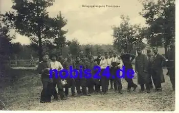 Kriegsgefangene Franzosen 1.Weltkrieg  o 1915