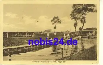 Badeanstalt des Infanterie Regiment 361 Soldaten 1.Weltkrieg o 1917