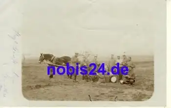 Deutsche Soldaten Pferd  1.Weltkrieg o 1916
