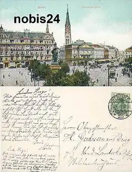 Berlin Alexanderplatz o 26.8.1910