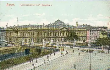 Berlin Schlossbrücke mit Zeughaus *ca. 1910